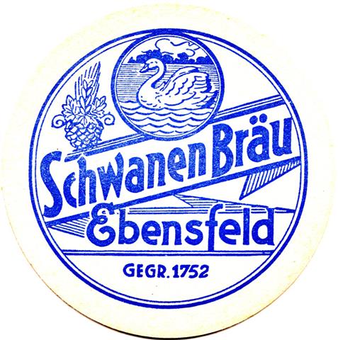 ebensfeld lif-by schwanen rund 1a (215-schwanenbr�u ebensfeld-blau)